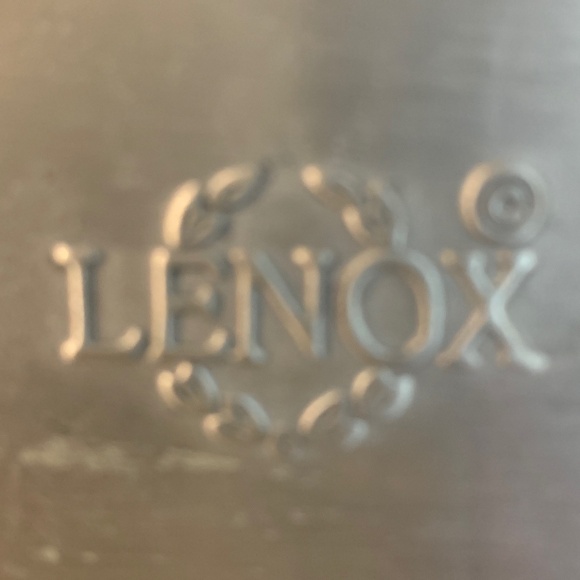 Lenox metal tray, 9 inches long. - Picture 3 of 3